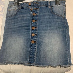 Blue jean skirt